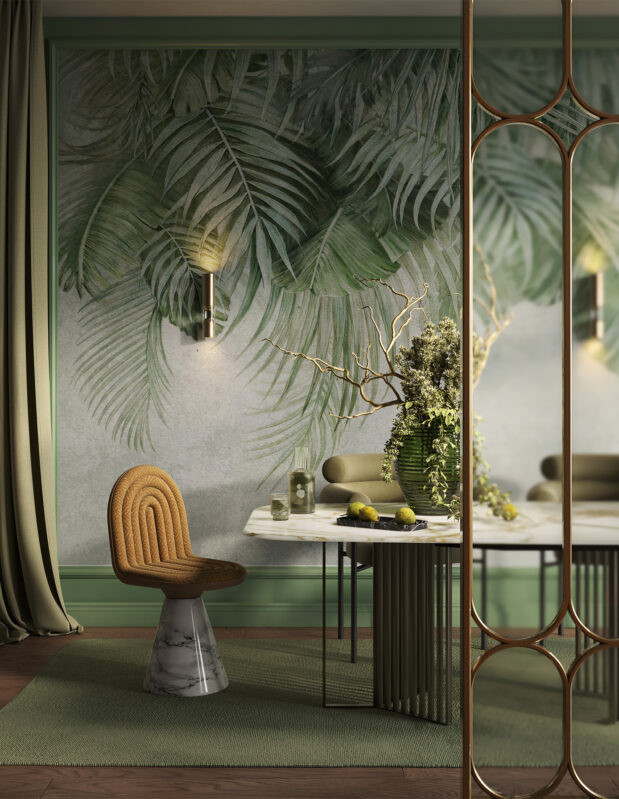 Plante d'intérieur Areca, feuillage dense et élégant, idéale pour décorer un salon ou bureau.