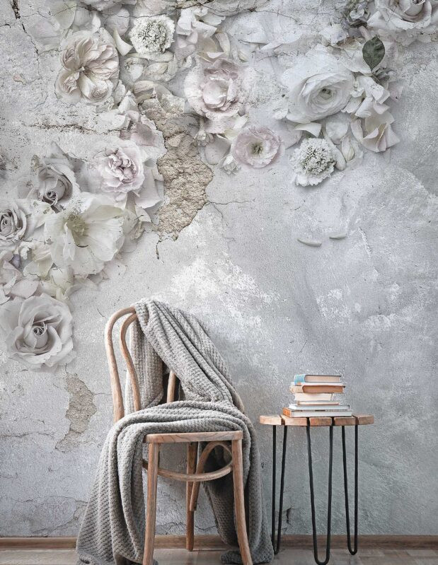 Robe boho chic en tissu léger, imprimé fleuri, coupe ample et manches ballons.