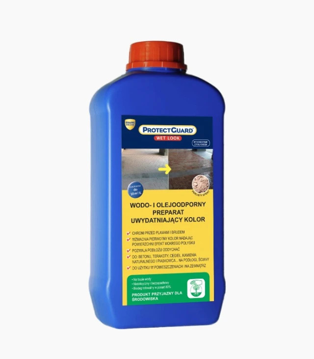 Imprégnation Protect Guard 5L, effet mouillé brillant pour dalles et pavés.