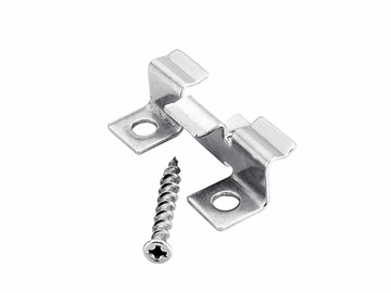 Clip de fixation composite avec vis pour terrasse WPC 4DECK – vue détail