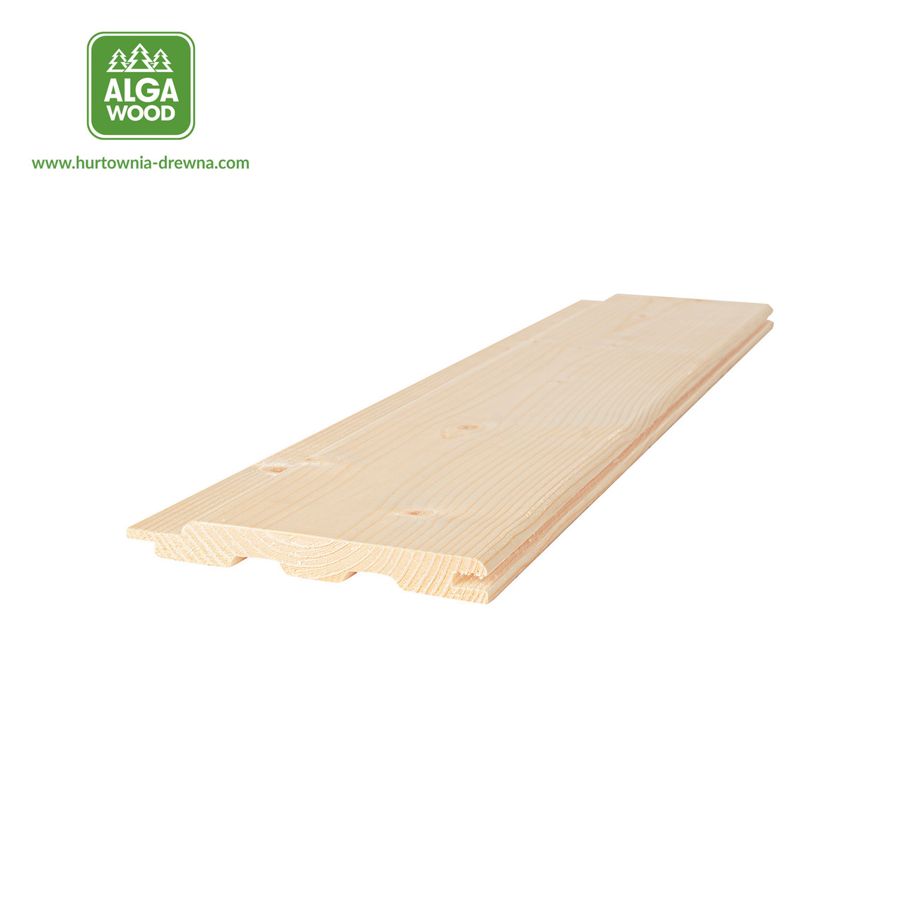 Vue latérale du parquet épicéa scandinave Softline, montrant le profil et l’épaisseur de 12 mm.