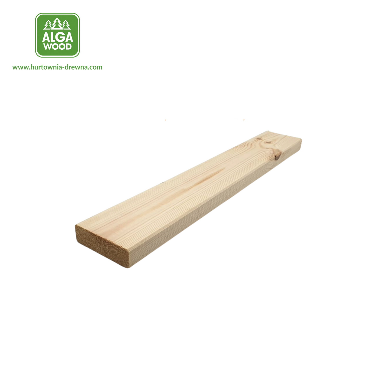 Planche rabotée en pin classe AB, dimensions 1,8 cm x 6 cm, surface lisse et prête à l'emploi.