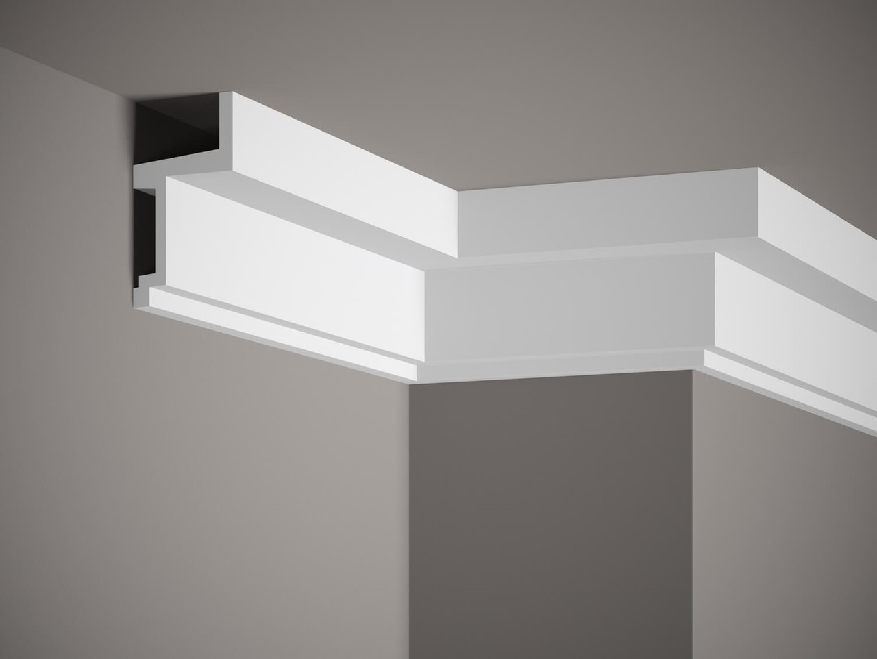 Corniche de plafond décorative MDB115 Dartank - décoration plafond intérieur design moderne