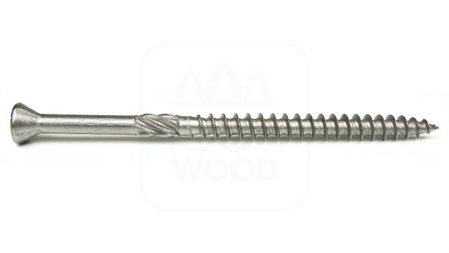 Vis à bois en acier inoxydable C2 (AISI 410) 5 × 5 cm TORX 25 – 200 pièces