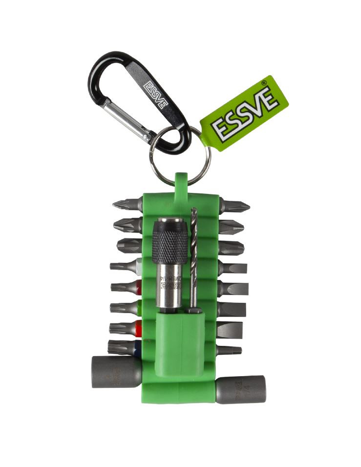 Pack Essve Bitsclip Pro – Lot de 1 : système de fixation rapide et précis pour assemblages en bois.