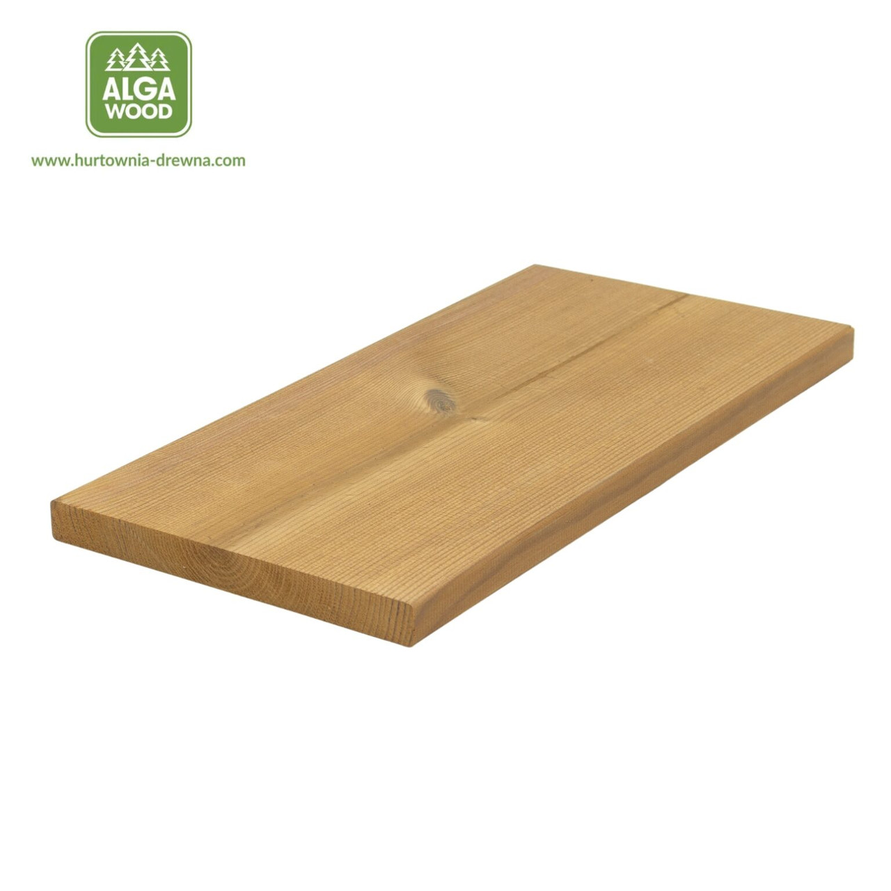 Planche rabotée en pin thermo-résistant 1,9×19 cm , classe AB