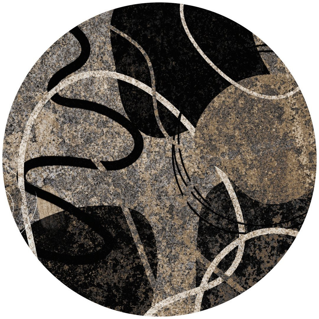 Papier peint cercle Fade Signal 2