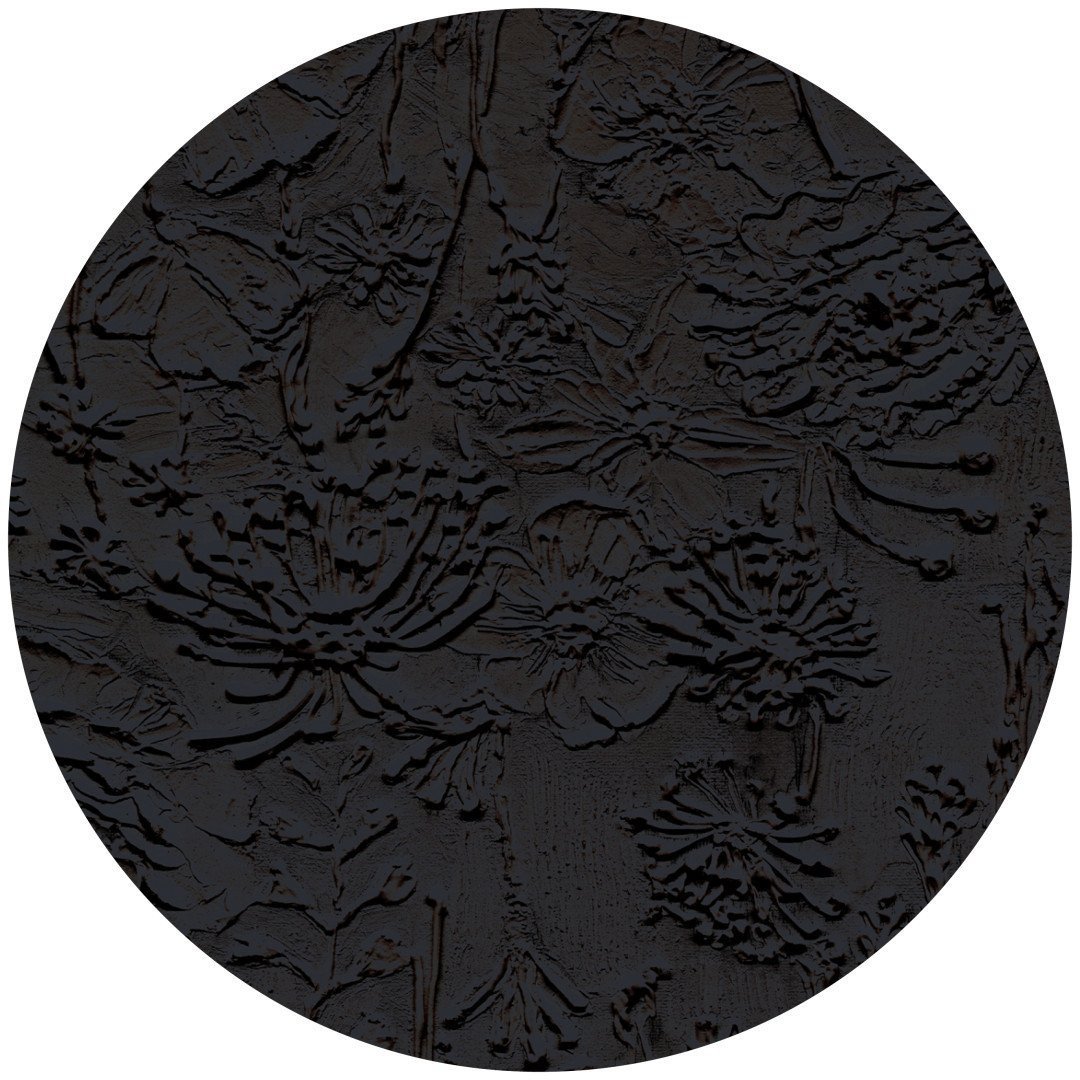 Papier peint cercle Carbon Haze 2
