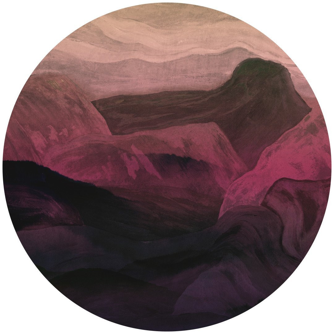 Papier peint cercle Stone Flow 2