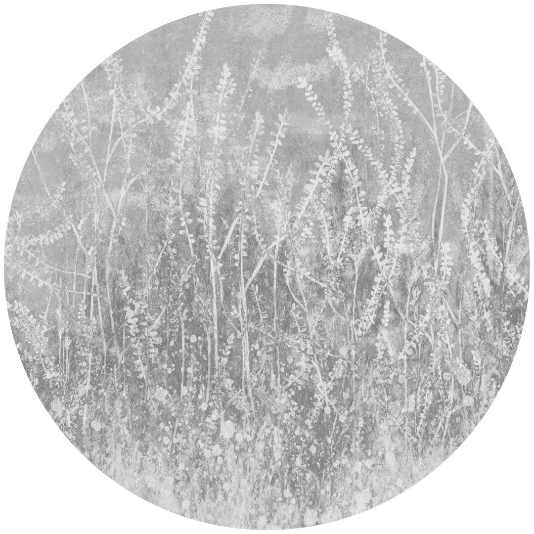 Papier peint cercle Golden Reeds 2