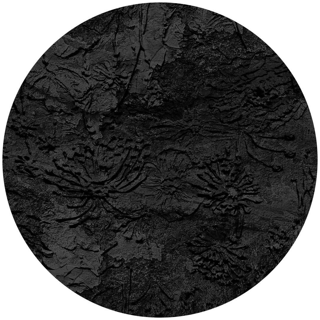 Papier peint cercle Carbon Haze