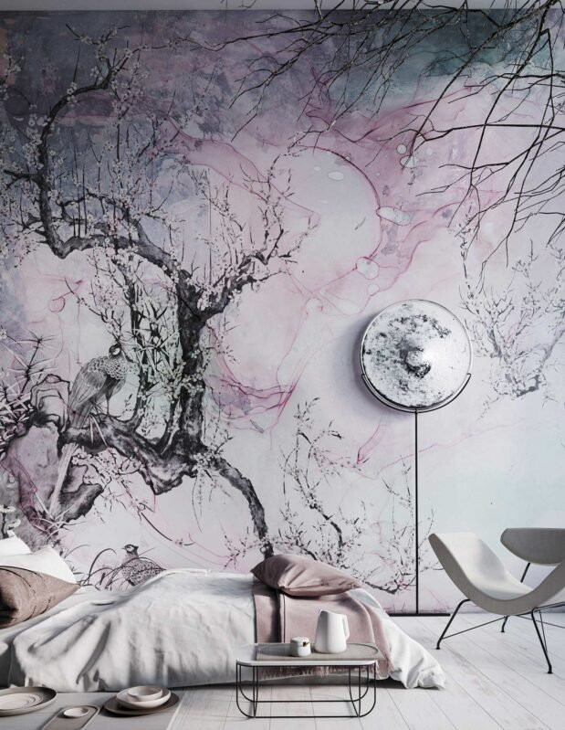 Papier peint Sakura