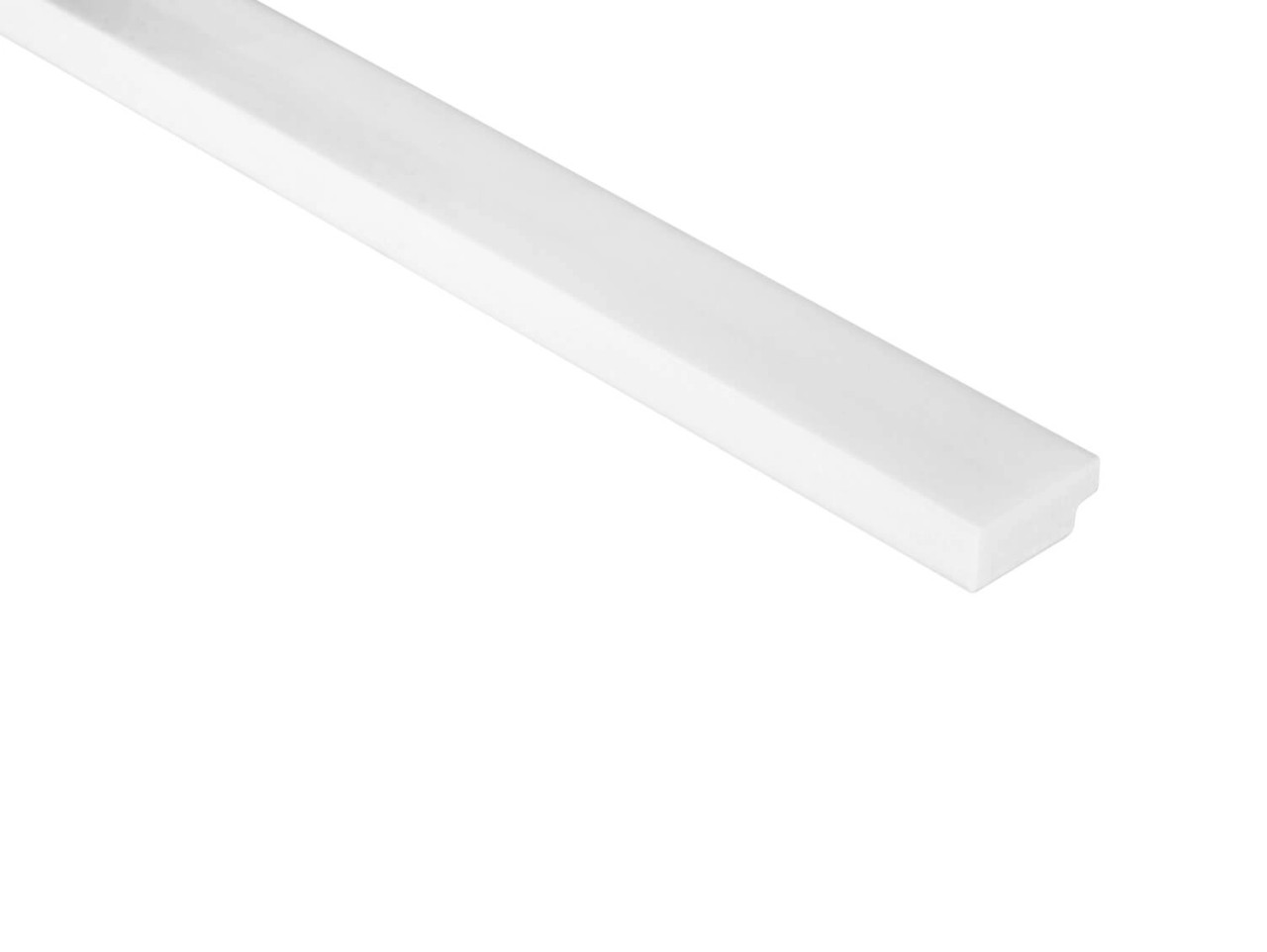 Extrémité gauche latte blanche Medio L0201LT - 200 cm