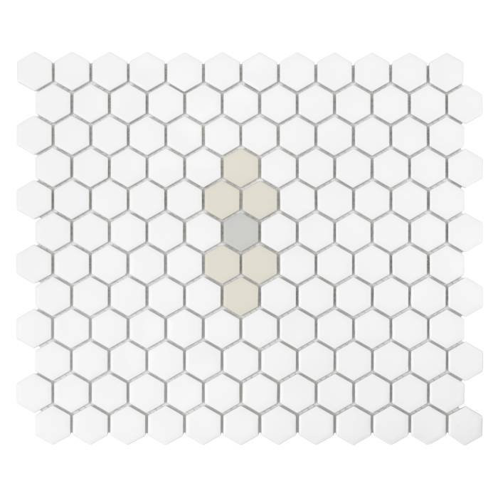 Carrelage hexagonal Mini tapis de coccinelle