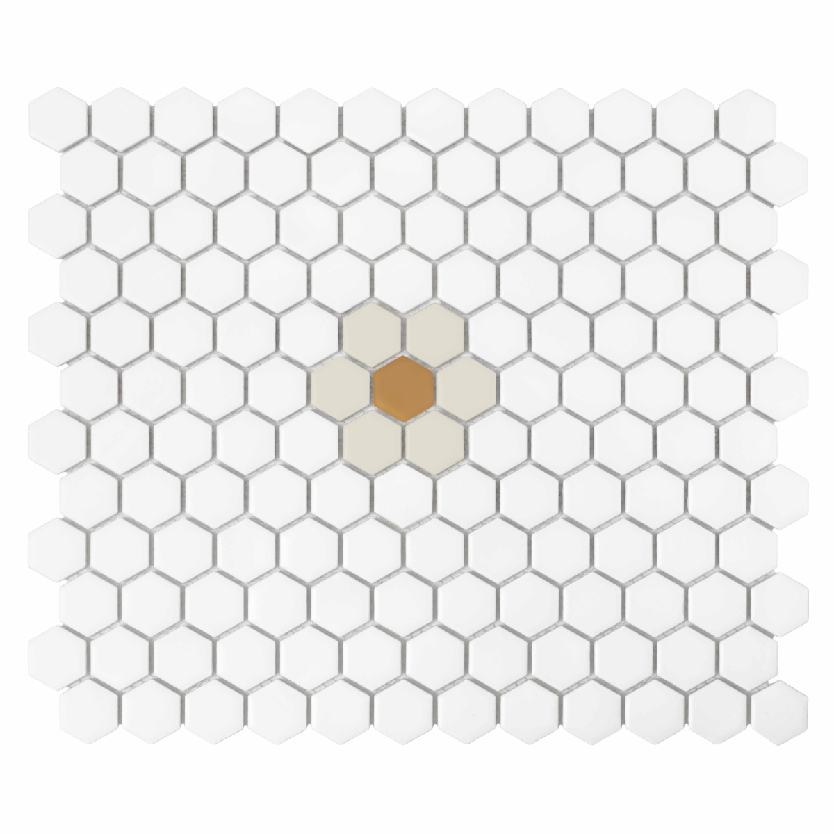 Carrelage Hexagonal Coton Mat