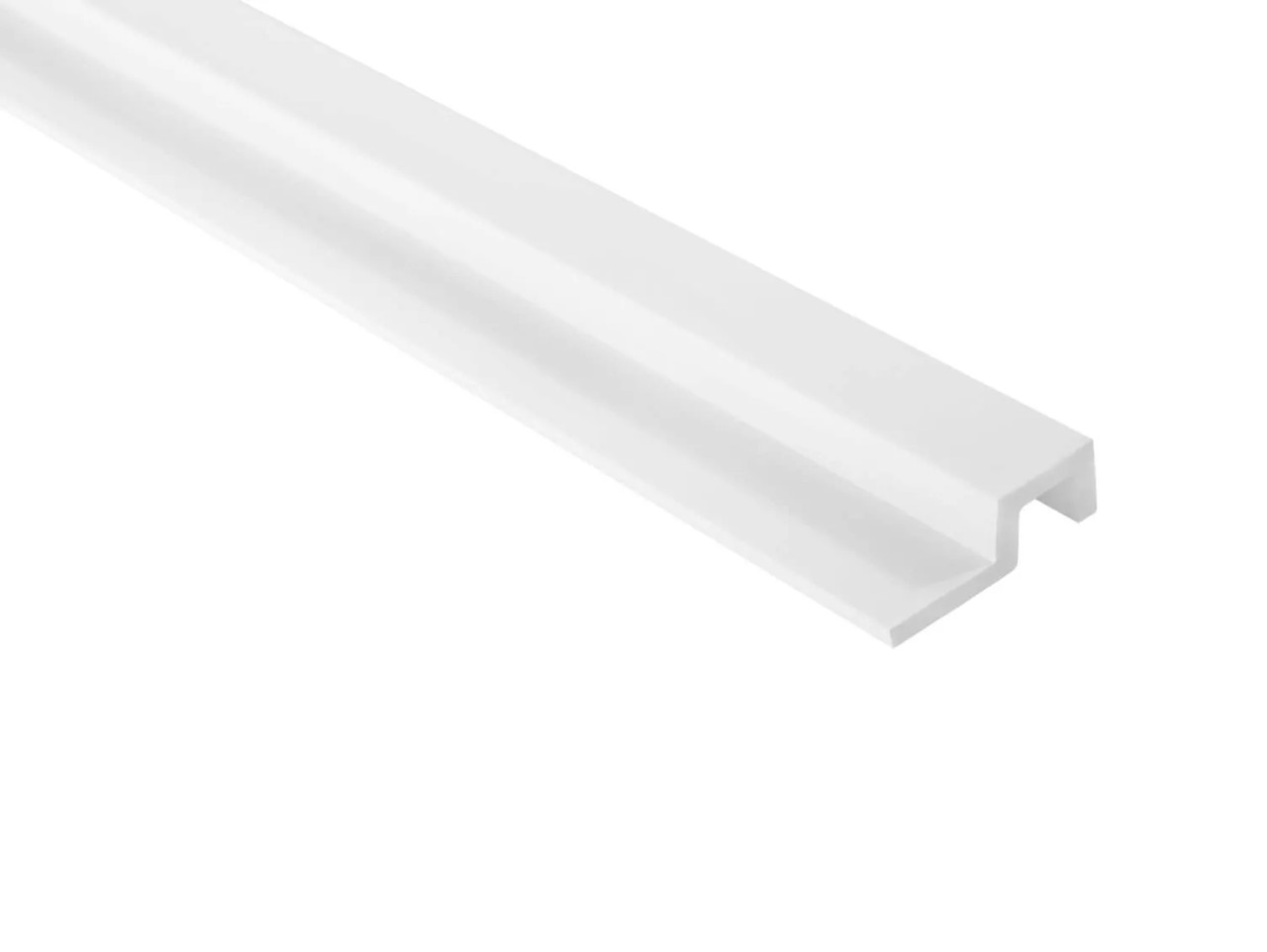 Extrémité droite blanche Largo L0301RT 200cm, finition lisse et moderne