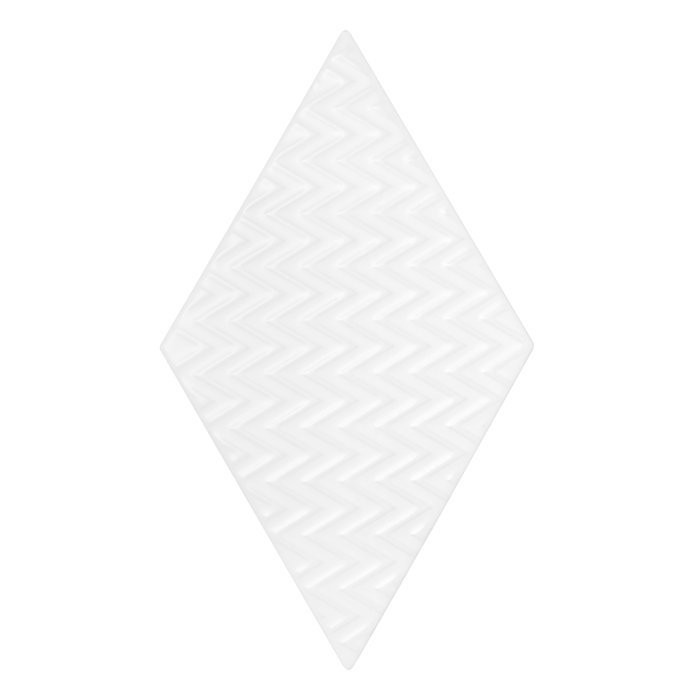 Carrelage mural Rombic Blanc 04 mat