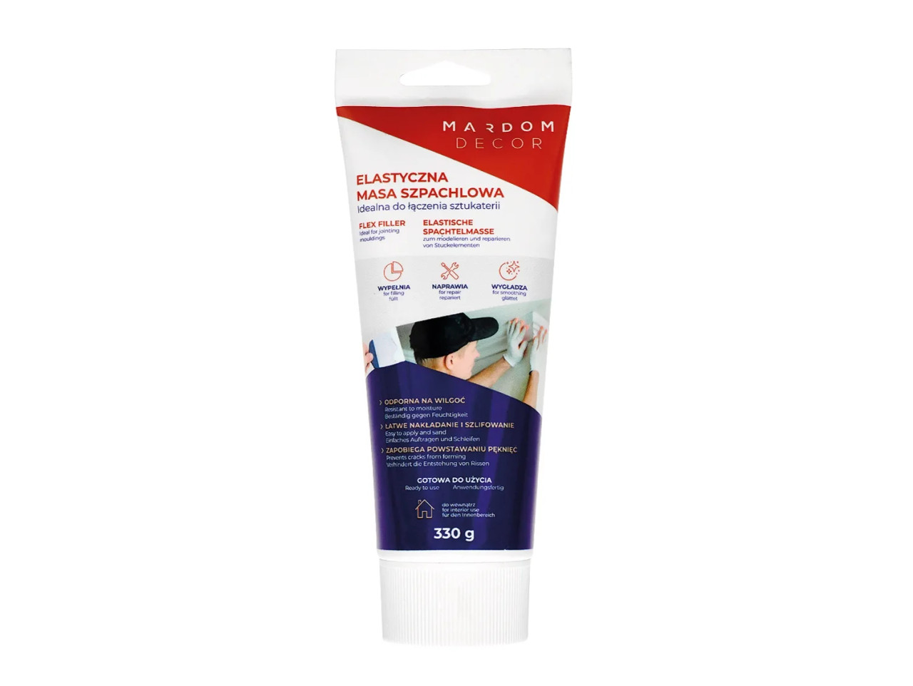 Mastic de Remplissage Mardom Décor pour finition parfaite