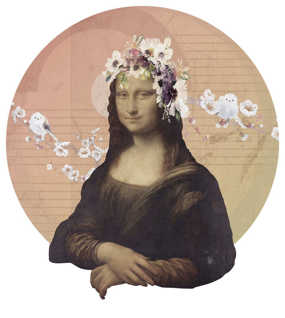Sticker mural Mona Lisa