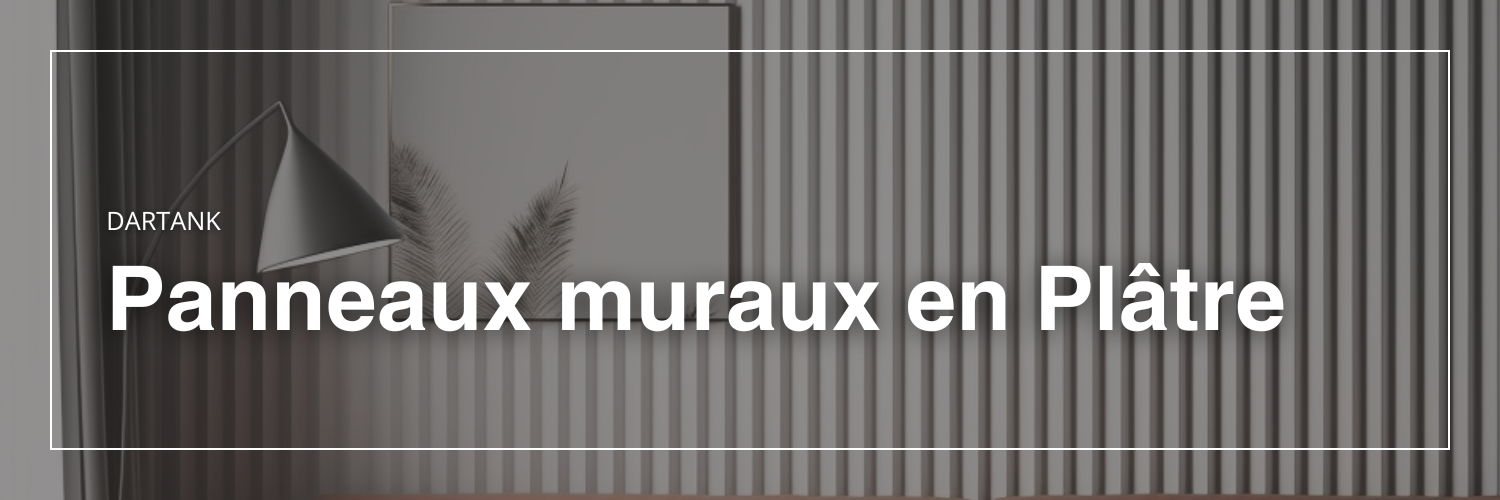 Panneaux muraux 3D en plâtre