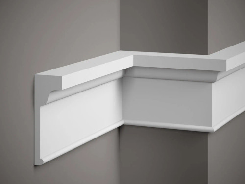 Moulure murale Mardom MDD335, profil 3D élégant pour décoration intérieure moderne