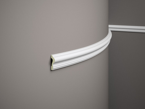 Moulure murale flexible MDD346F Dartank - surfaces courbes cintrées adaptable