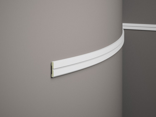 Moulure murale flexible MDD414F Dartank - surfaces courbes cintrées adaptable