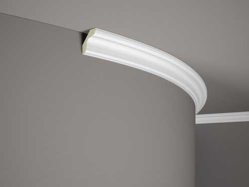 Corniche flexible de plafond MDB112F Dartank - surfaces courbes cintrées adaptable