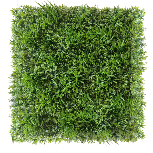 Mur vert Ruskus 50x50 cm - Détail du motif végétal Mur vert Ruskus 50x50 cm - Détail du motif végétal