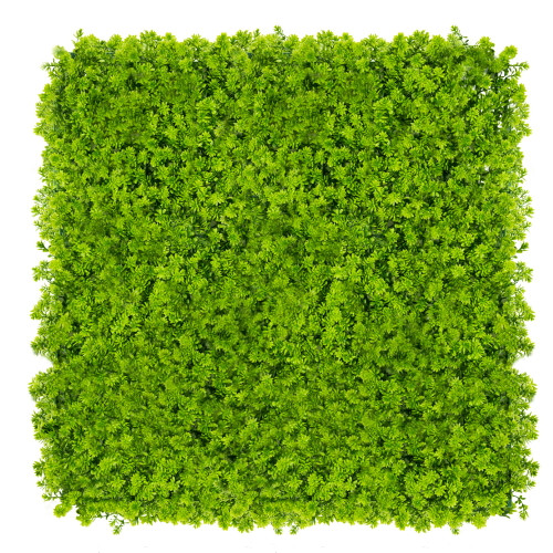 Mur végétal Chmiel 50x50 cm - Détail du panneau végétal en mousse Mur végétal Chmiel 50x50 cm - Détail du panneau végétal en mousse