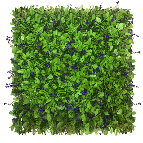 Mur végétal Niezapominajka 50x50 cm - Vue de face détaillée Mur végétal Niezapominajka 50x50 cm - Vue de face détaillée