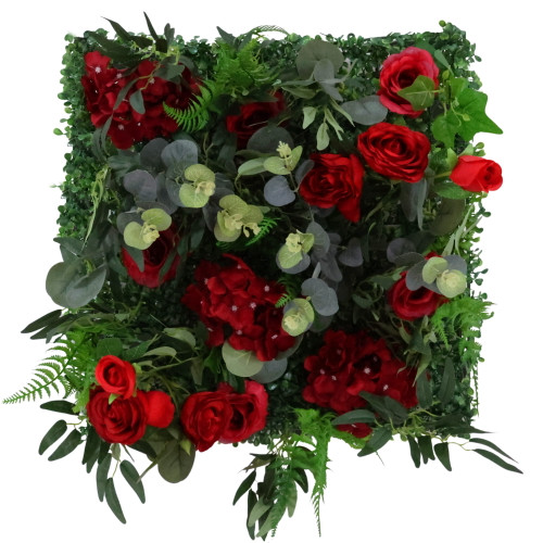 Mur floral Scarlet Eden 50x50 cm – Motif élégant et naturel Mur floral Scarlet Eden 50x50 cm – Motif élégant et naturel