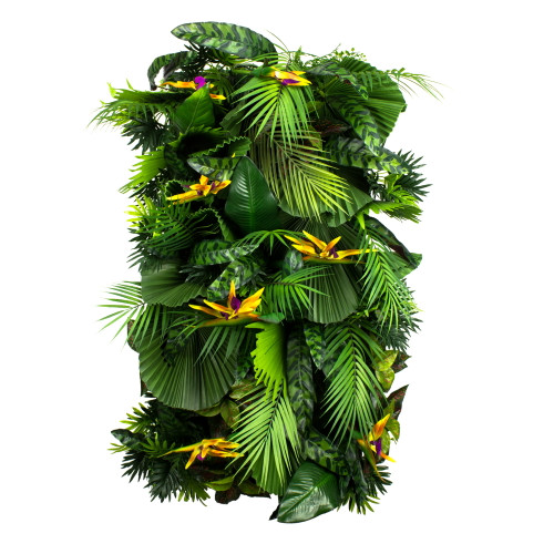 Jardin vertical Vibe Exotique 50x100 cm, design épuré et naturel Jardin vertical Vibe Exotique 50x100 cm, design épuré et naturel