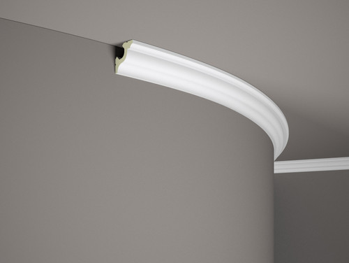 Corniche flexible de plafond MDB172F Dartank - surfaces courbes cintrées adaptable
