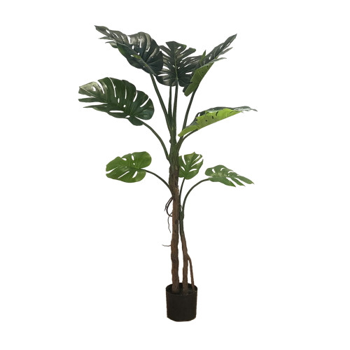 Plante artificielle Monstera 180 cm, feuillage réaliste et structure stable