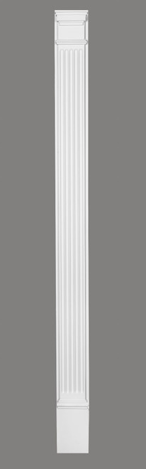 Le pilastre D1504 est une proposition au design très original, qui conserve cependant une convention classique. Ce modèle est recouvert de rayures verticales en relief et d'éléments décoratifs dans les parties supérieure et inférieure, dont la forme générale ressemble à une colonne.