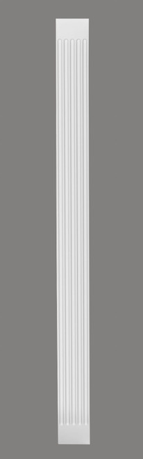 Le Pilaster D1523 est un composant en stuc dédié aux habillages de portes, fenêtres, mais aussi alcôves, cheminées et tous autres espaces que l'on souhaite décorer, ainsi qu'à masquer les cavités présentes sur celles-ci. Son design est très élégant et subtil, basé sur des rayures verticales rainurées, qui permettent d'incorporer le stuc dans une grande variété de décorations intérieures.