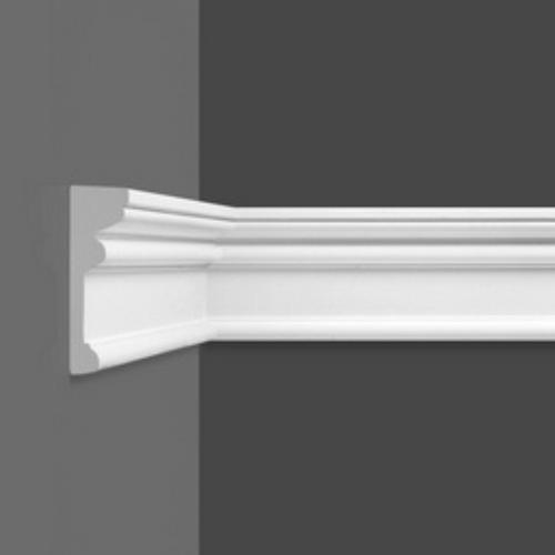 Moulure murale PP-091 en vue frontale, finition lisse et moderne.
