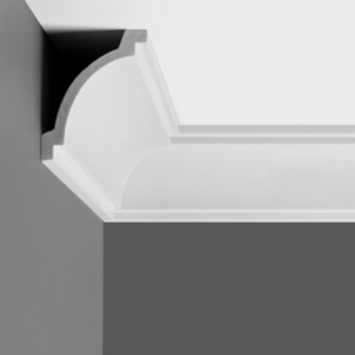 Corniche de plafond CAR-071 en détail, vue frontale.