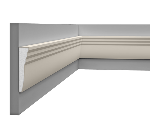 Bande multifonctionnelle LP 001 vue de face, design styro