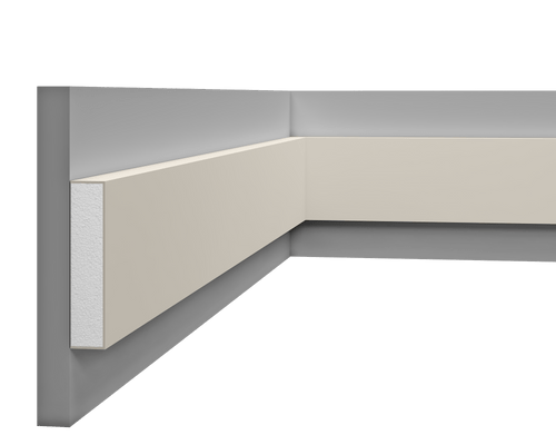 Profil polyvalent LP 053 en polystyrène expansé, idéal pour l'isolation thermique et acoustique.