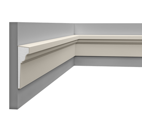 Profil multifonctionnel LP 072 en polystyrène extrudé, idéal pour l'isolation thermique et l'étanché