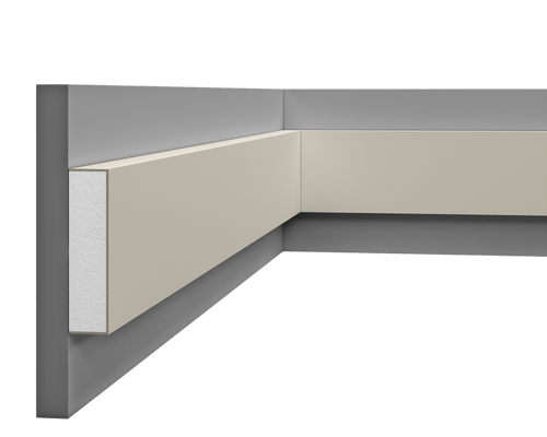 Bande multifonctionnelle LP 187 en styrodur, vue extérieure.