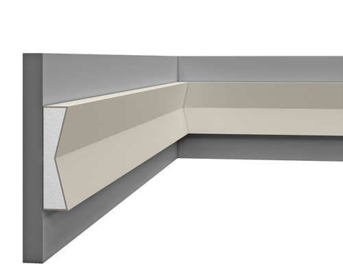 Bande multifonctionnelle LP 190 en styrodur, vue extérieure.