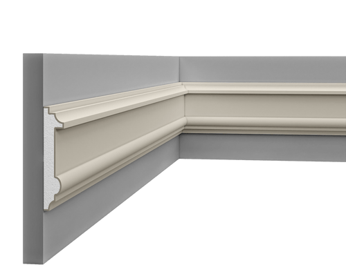 Vue de face du profile LP 202 en styrodur.