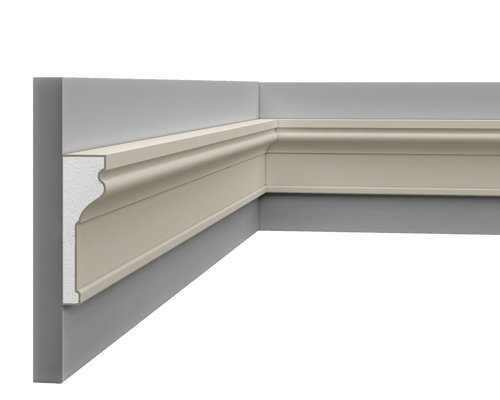 Bande multifonctionnelle LP 216 en polystyrène extrudé, vue de face.