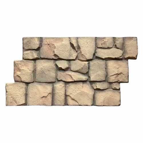 Panneau décoratif PU imitant la pierre de château, 149 x 74 cm