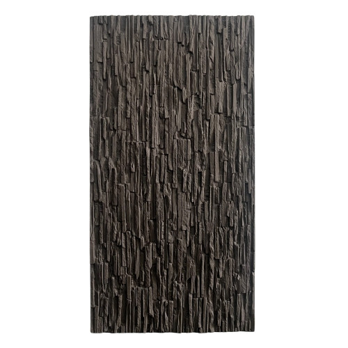 Panneau décoratif PU Basalt Line, texture pierre naturelle, dimensions 120 x 60 cm.