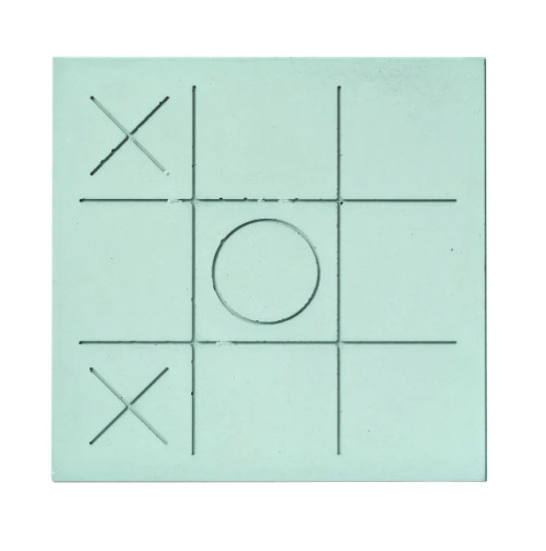 Jeu de morpion – L 30 cm x H 30 cm x P 1,5 cm – 11 pièces/m²