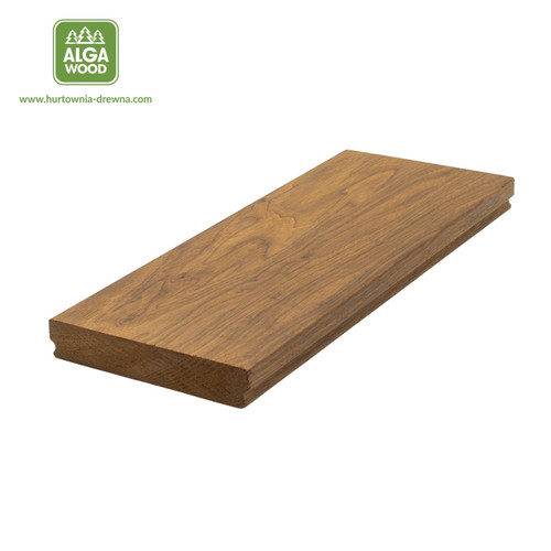 Planche thermo-fraisée nature 2,6 x 14 cm, surface lisse, finition S4S.